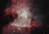 The center of the Orion Nebula